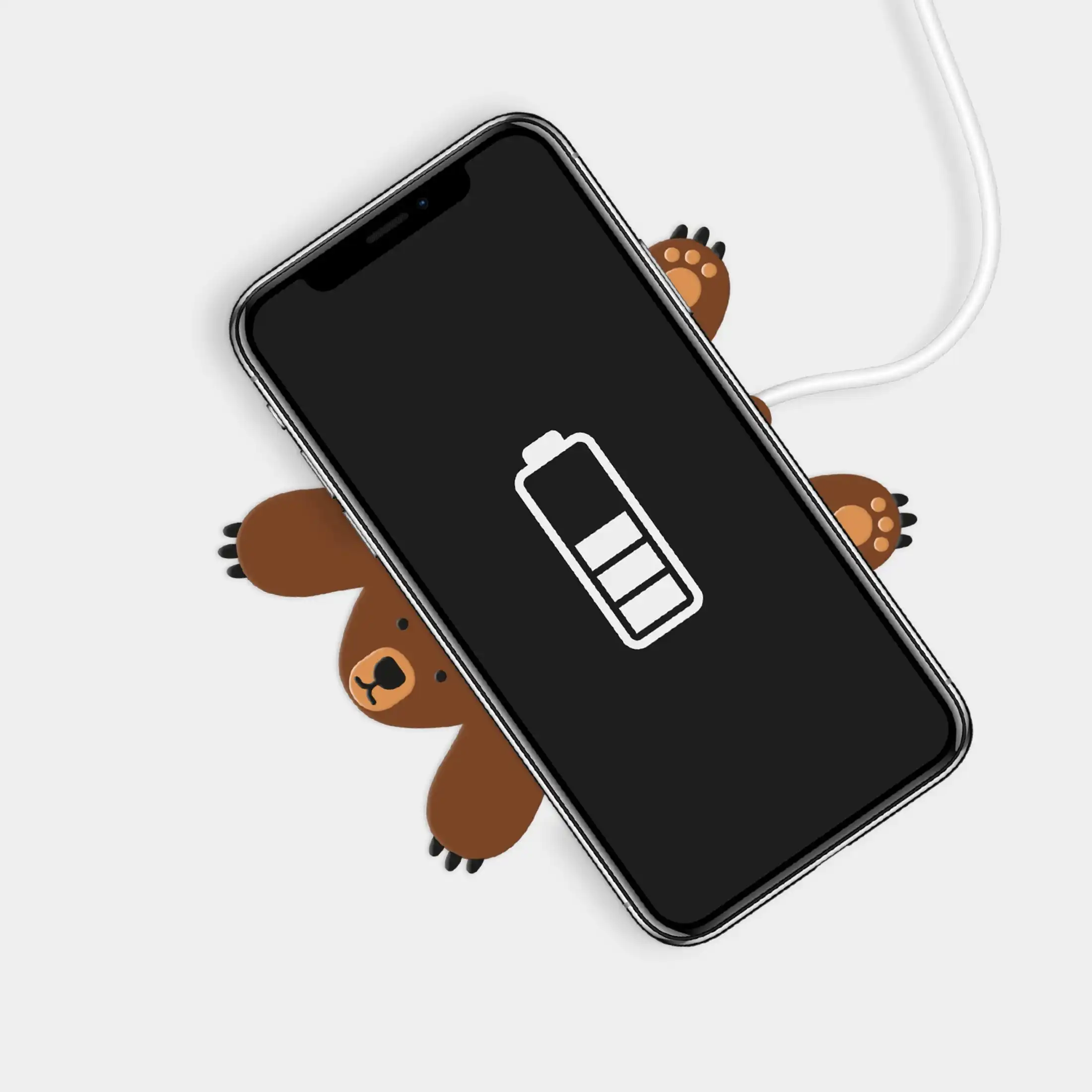 Mustard - Pete The Bear Wireless Phone Charger