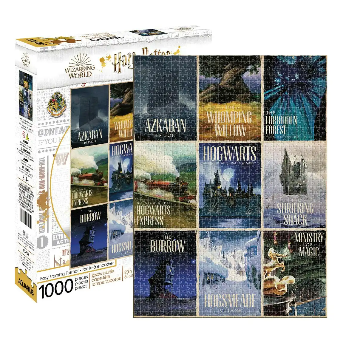 Harry Potter - Travel Posters 1000pc Puzzle
