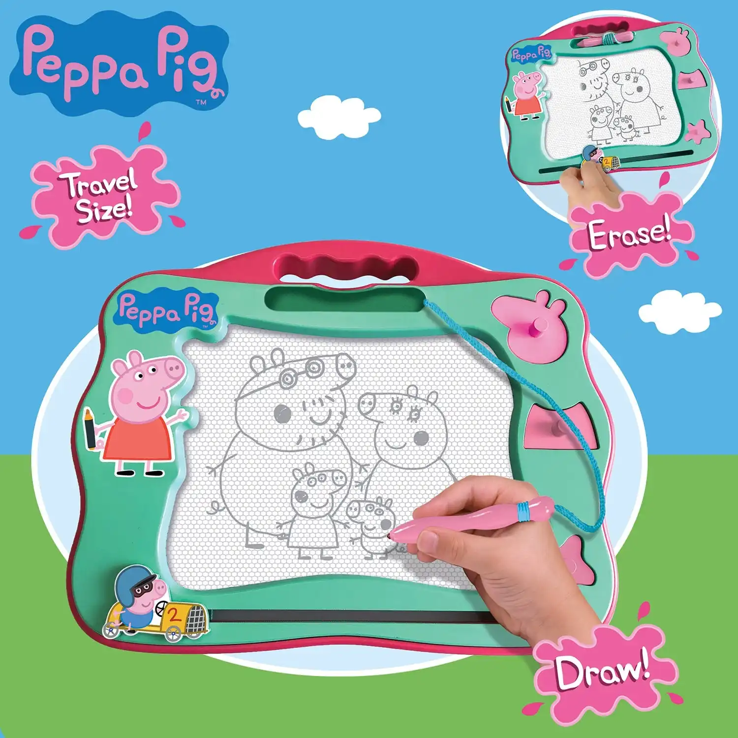 Peppa Pig - Travel Magnetic Scribbler