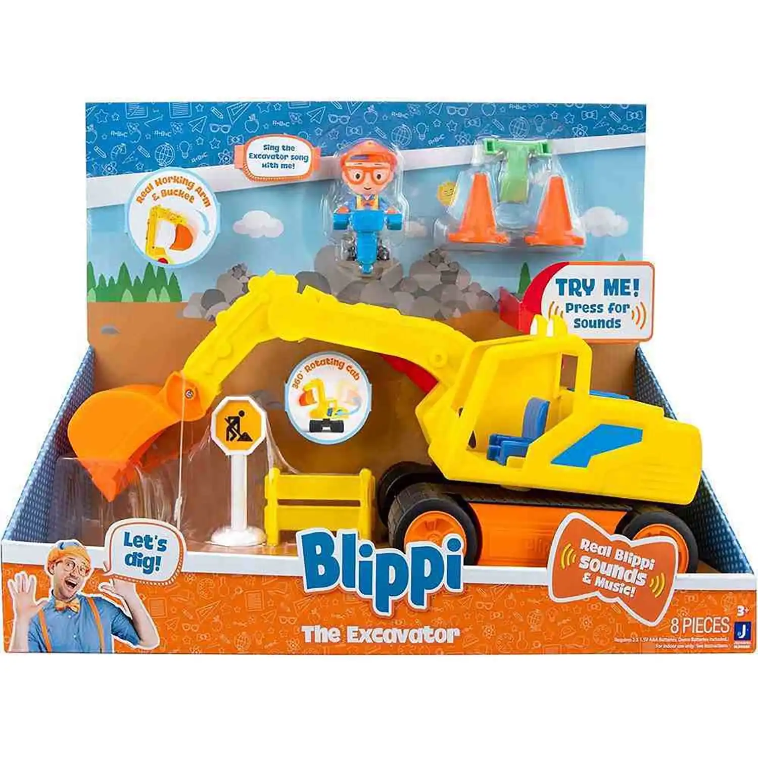 Blippi Excavator Feature Vehicle