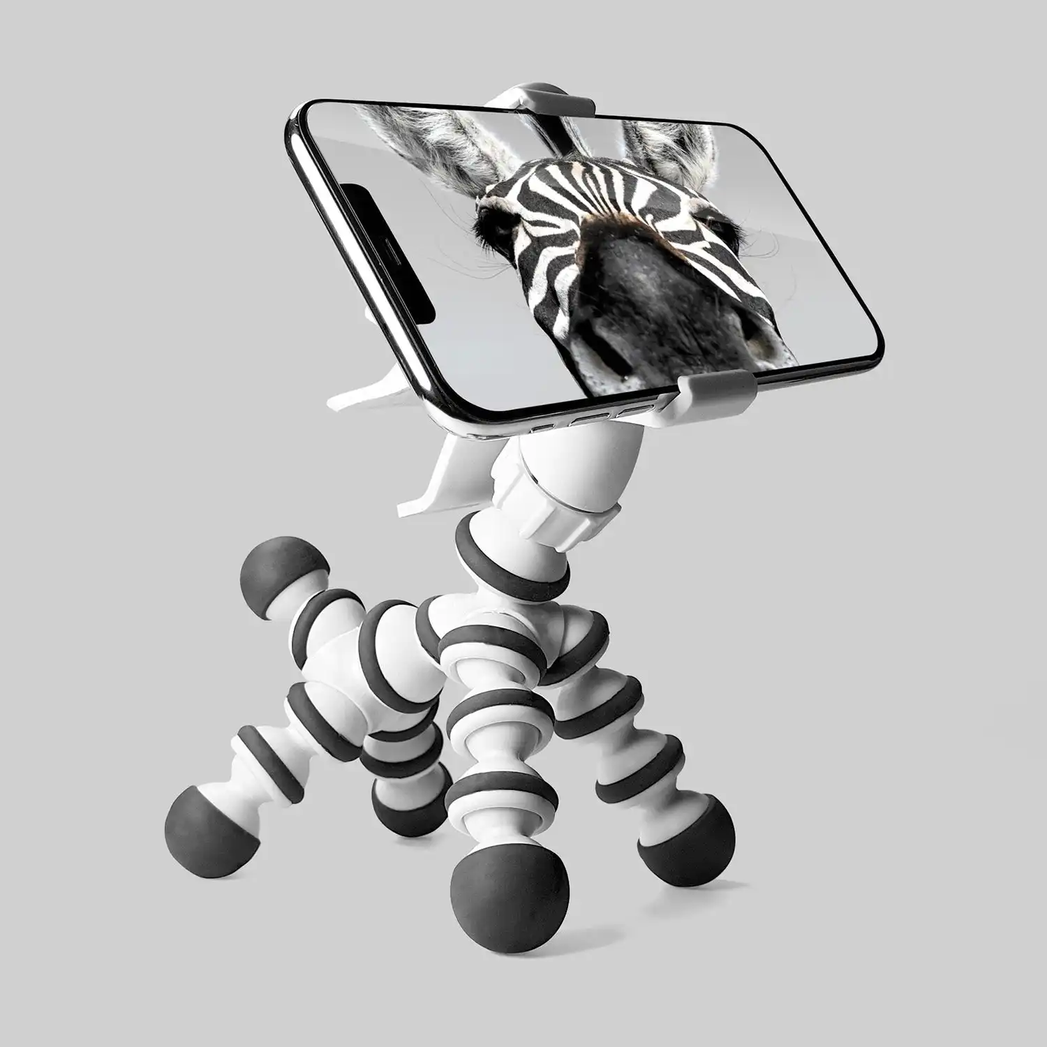 Mustard - Zebra Adjustable Phone Holder