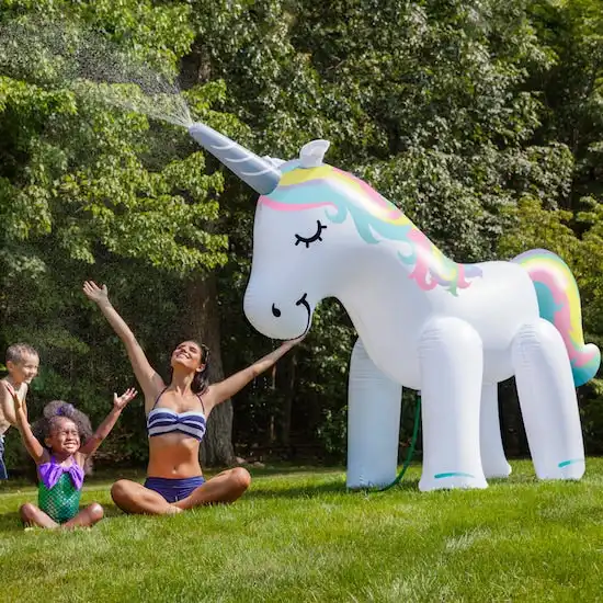 Bigmouth Ginormous Unicorn Yard Sprinkler