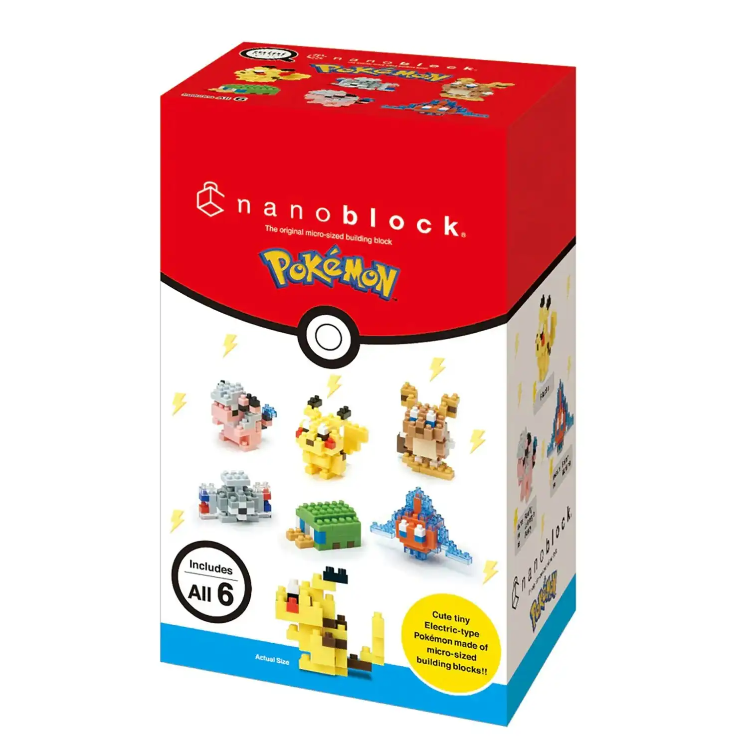 Nanoblock - Mini Pokemon Box - Electric Type