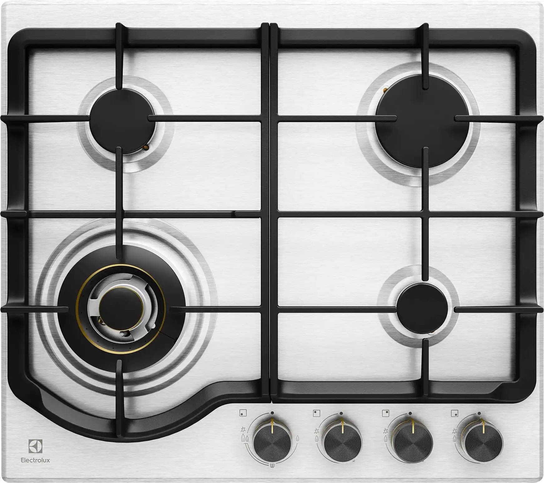 Electrolux 60cm Stainless Steel Gas Cooktop EHG645SE