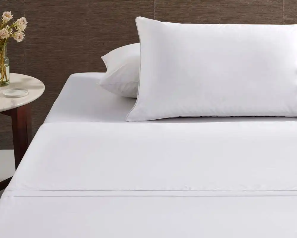 Accessorize Deluxe Hotel Piped Sheet Set - WHITE