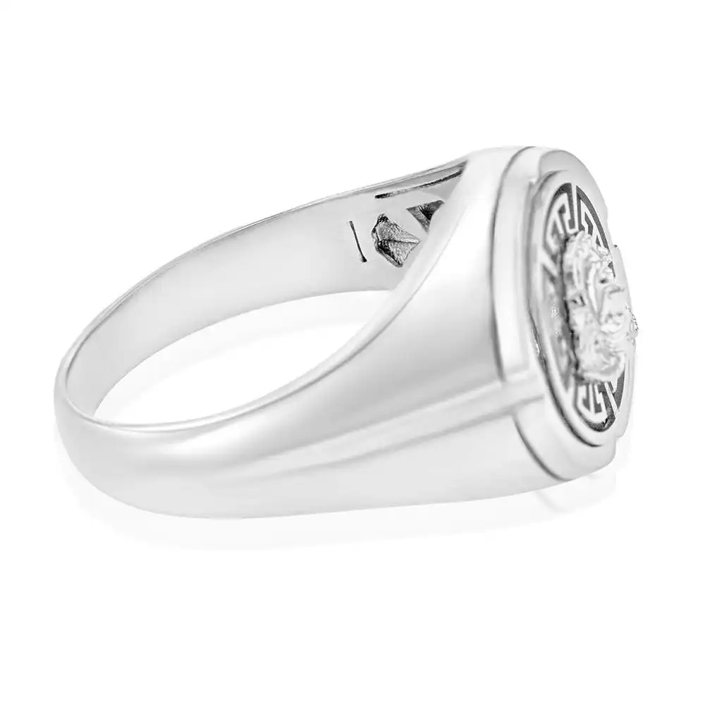 Sterling Silver Medusa Fancy Ring