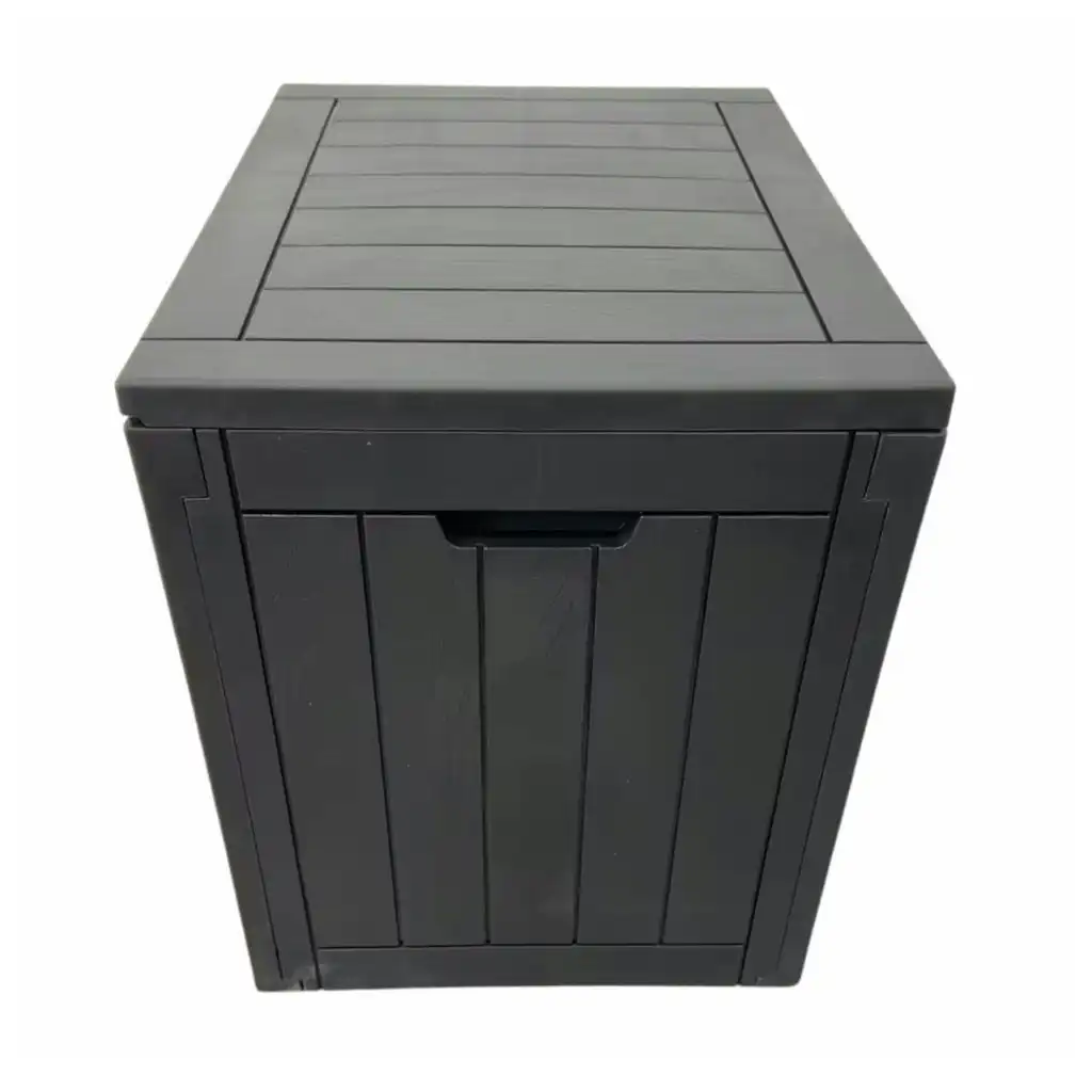 Noveden Outdoor Storage Box 118L Container Lockable Black NE-GSB-100-SK