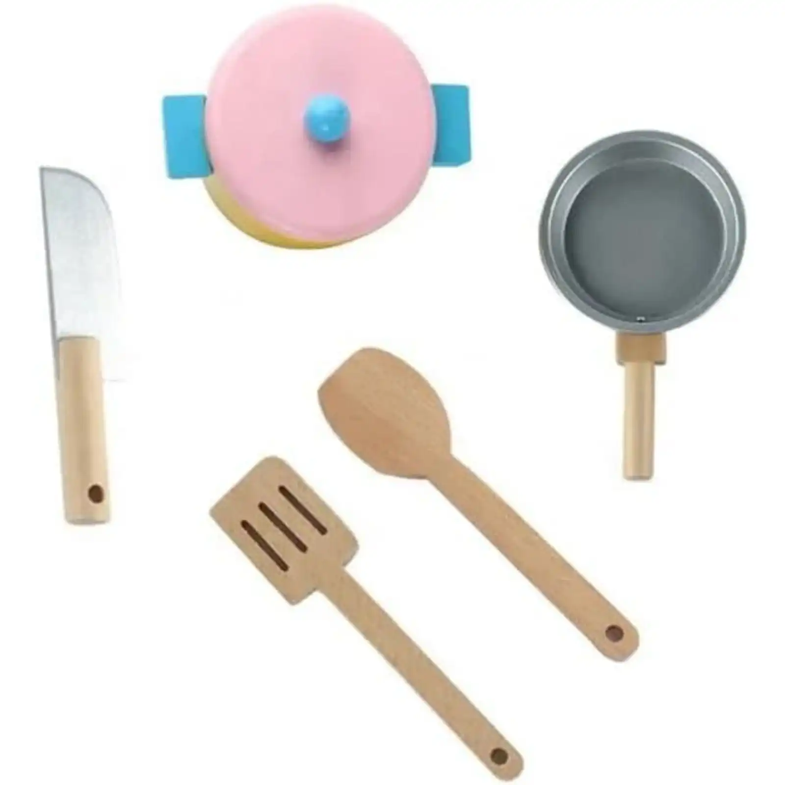 Ekkio High-quality Mdf Board Environmentally Friendly Material Wooden Kitchen Playset For Kids (Puppy Shape Kitchen Set)