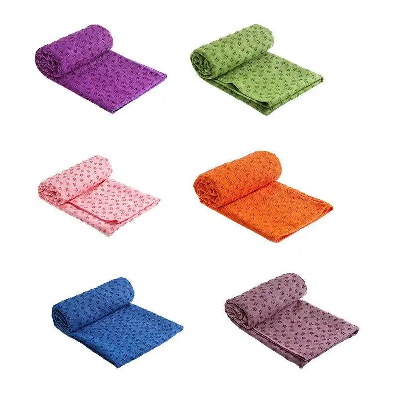 Non-Slip Yoga Towel Mat Eco-Friendly Fitness Gym Microfiber Blanket   Au Stock