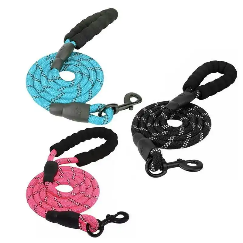 Nylon Training Dog Leash Heavy Duty Pet Products Strong Rope Recall Lead Leashes
