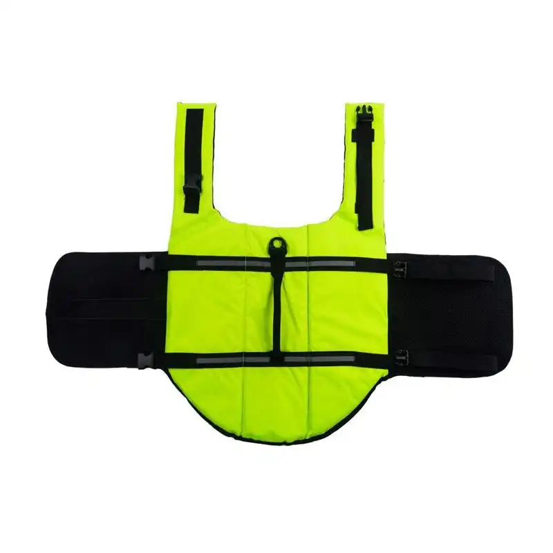 Dog Life Jacket Pet Safety Vest Swimming Boating Float Aid Buoyancy Lifesaver Green