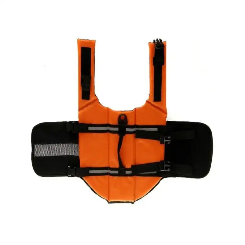 Dog Life Jacket Pet Safety Vest Swimming Boating Float Aid Buoyancy Lifesaver Orange