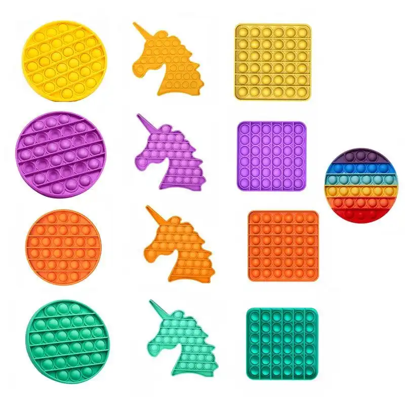 Fidget Toys Sensory Stress Relief Pop It Push Pop Bubble Tiktok Game Gift 2021