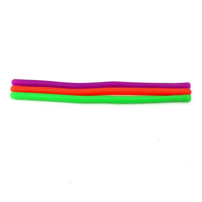 6 Pcs Monkey Noodle Rainbow Set Pop It Stretchy Fidget Toy Stress Sensory Relief