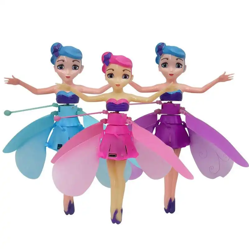 Flying Fairy Princess Doll Infrared Auto Induction Control Kids Toys Girls Gifts