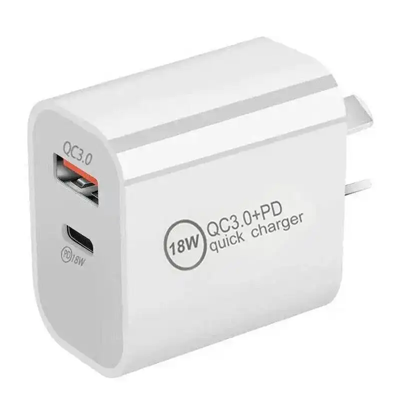 Usb Dual Type-C Pd Quick Fast Wall Charger Adapter Iphone Port Au Plug Power