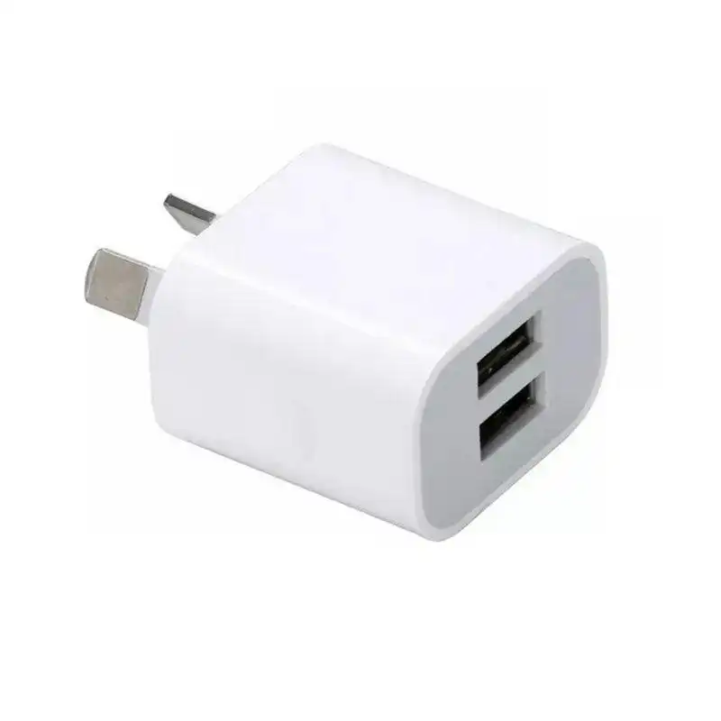 5V2A Dual Usb Wall Charger Au Plug Power Adapter Cable For Iphone 678 X 11 Ipad