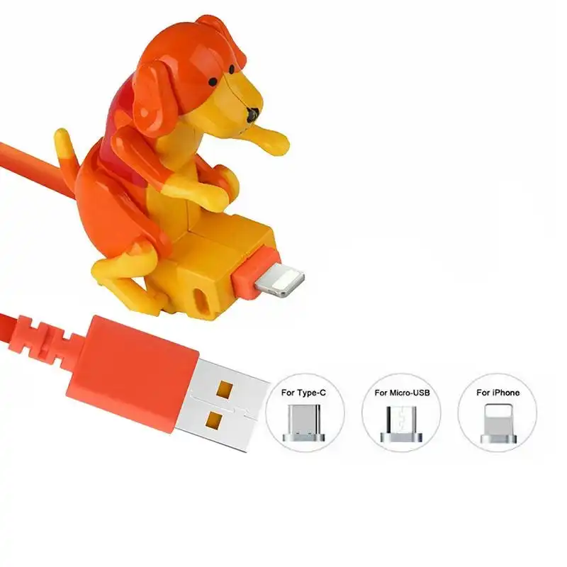 Cute Funny Humping Dog Fast Charger Cable For Micro-USB Charging