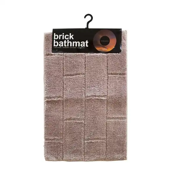 Atmosphere Bath Mat, Brick Pebble- 50x80cm