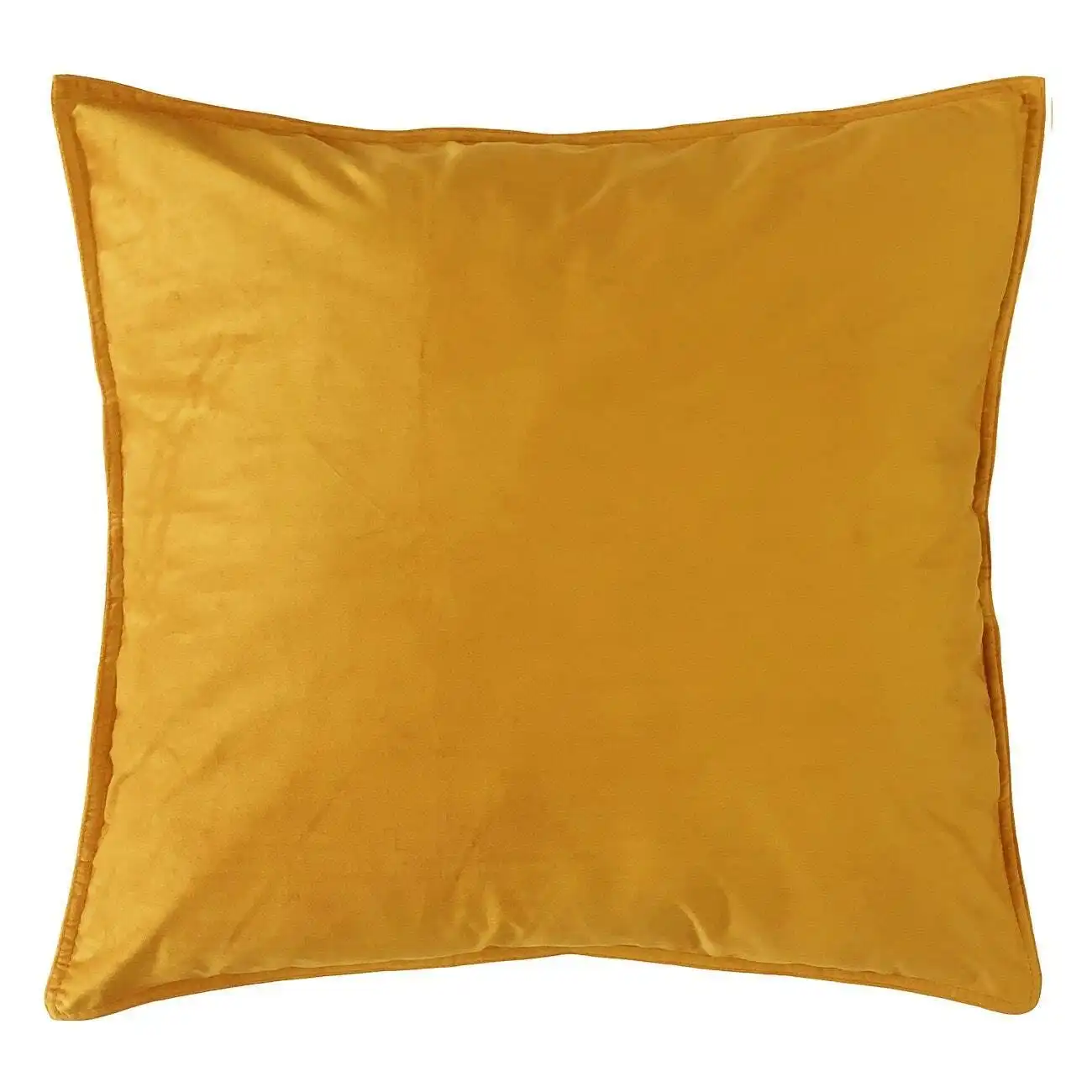 Velvet Cushion Square Mustard