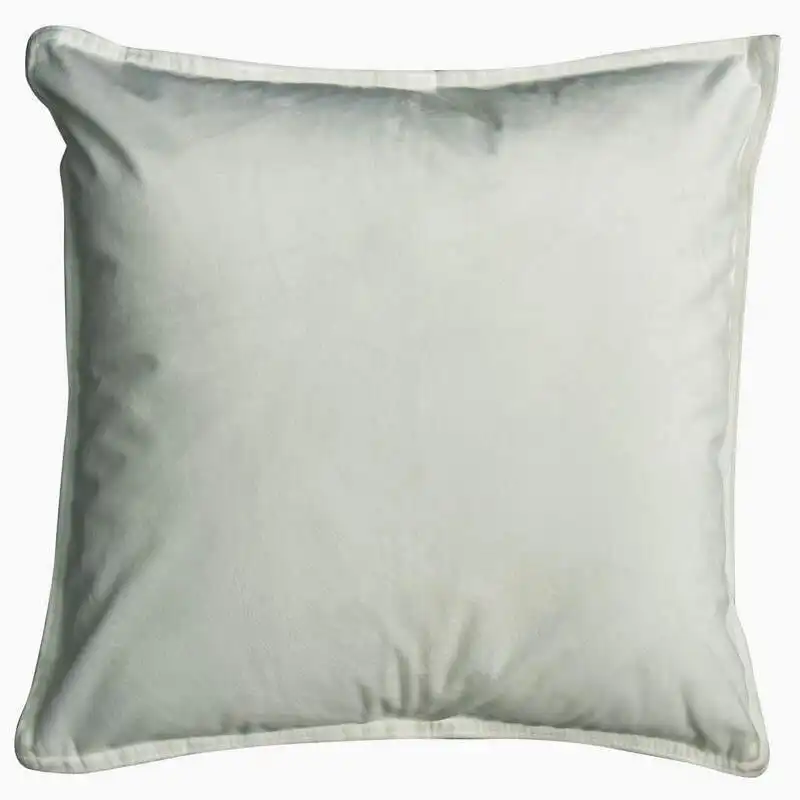 Velvet Cushion Square White