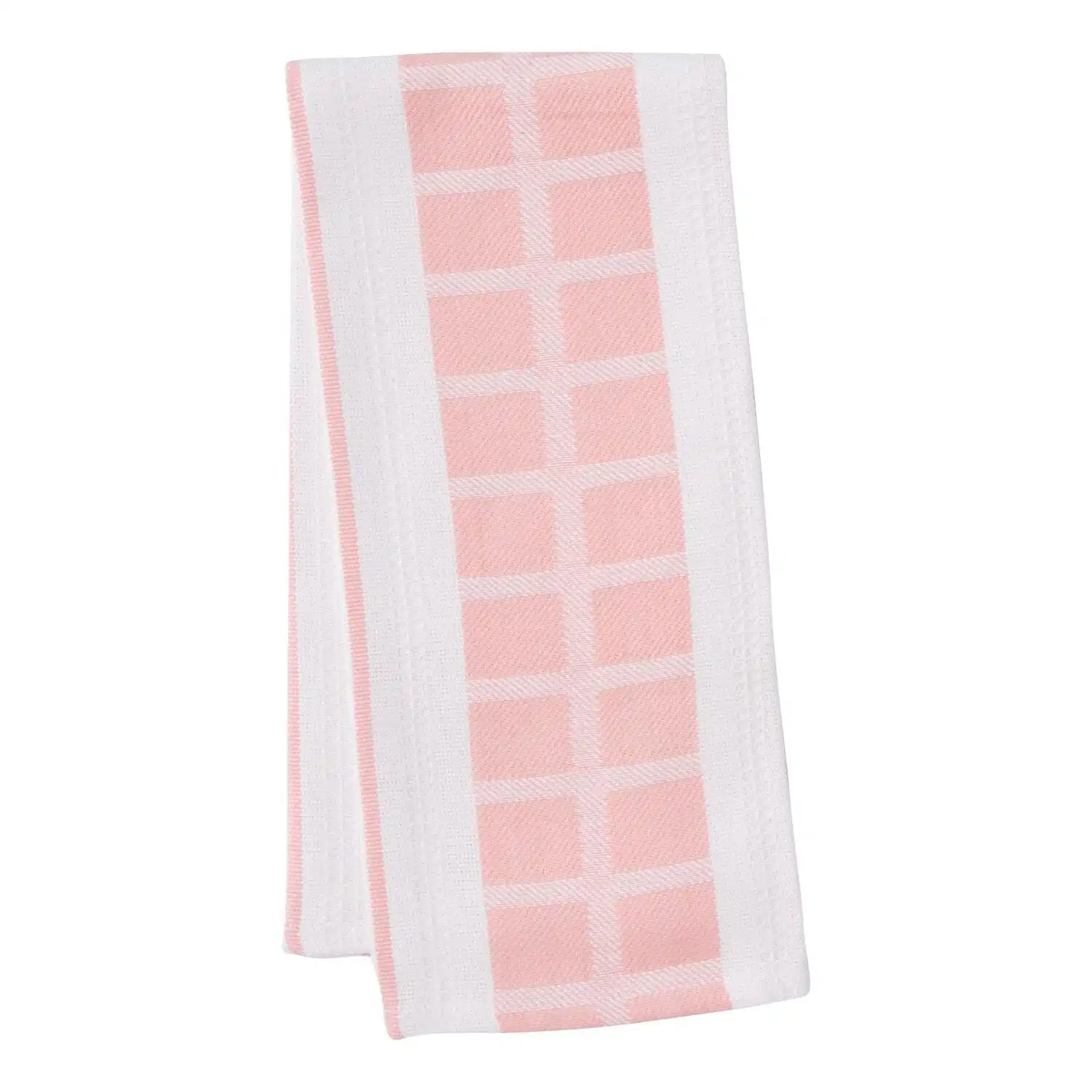 Luxurious Tea Towel Salmon Pink
