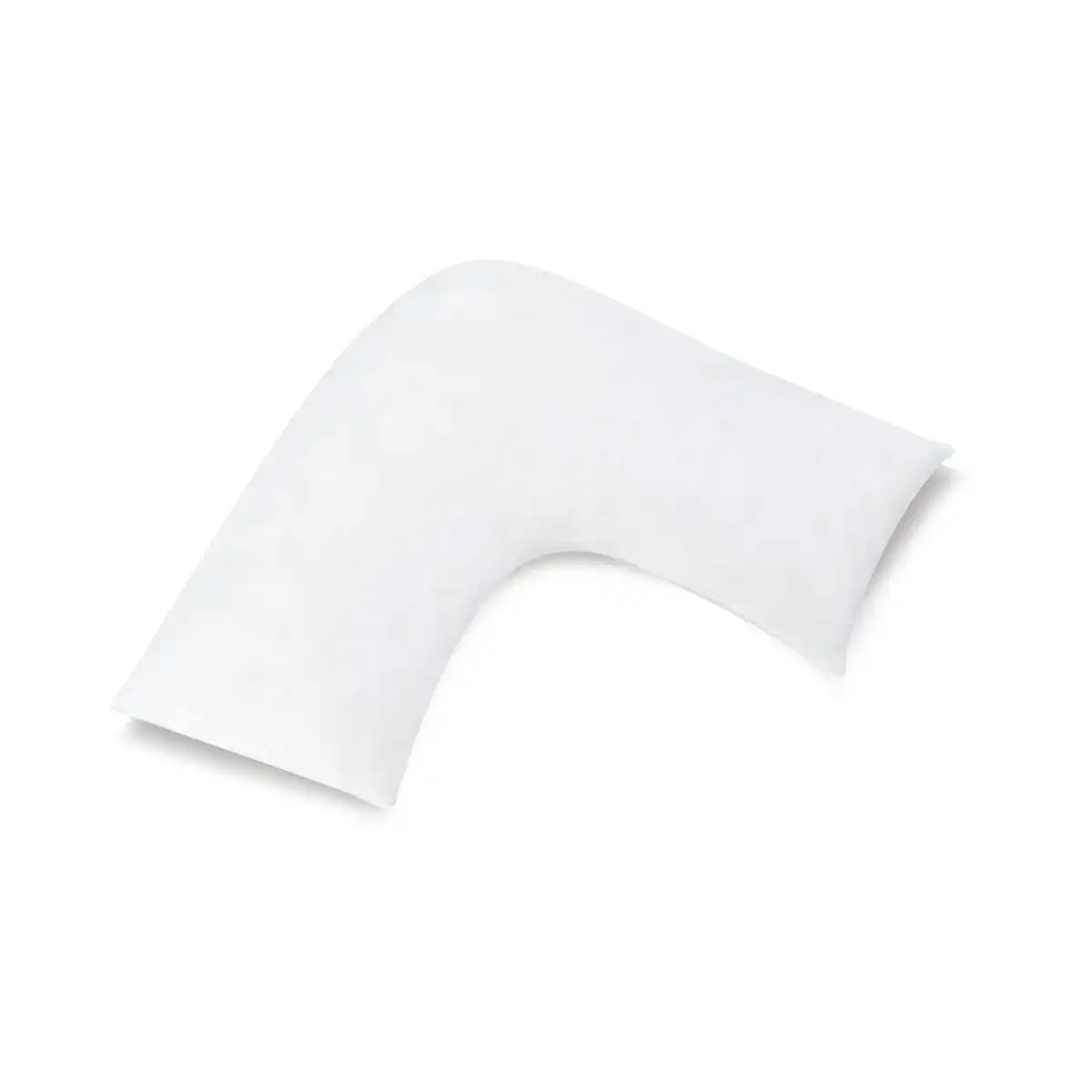400 Thread Count White U-shaped Pillowcase