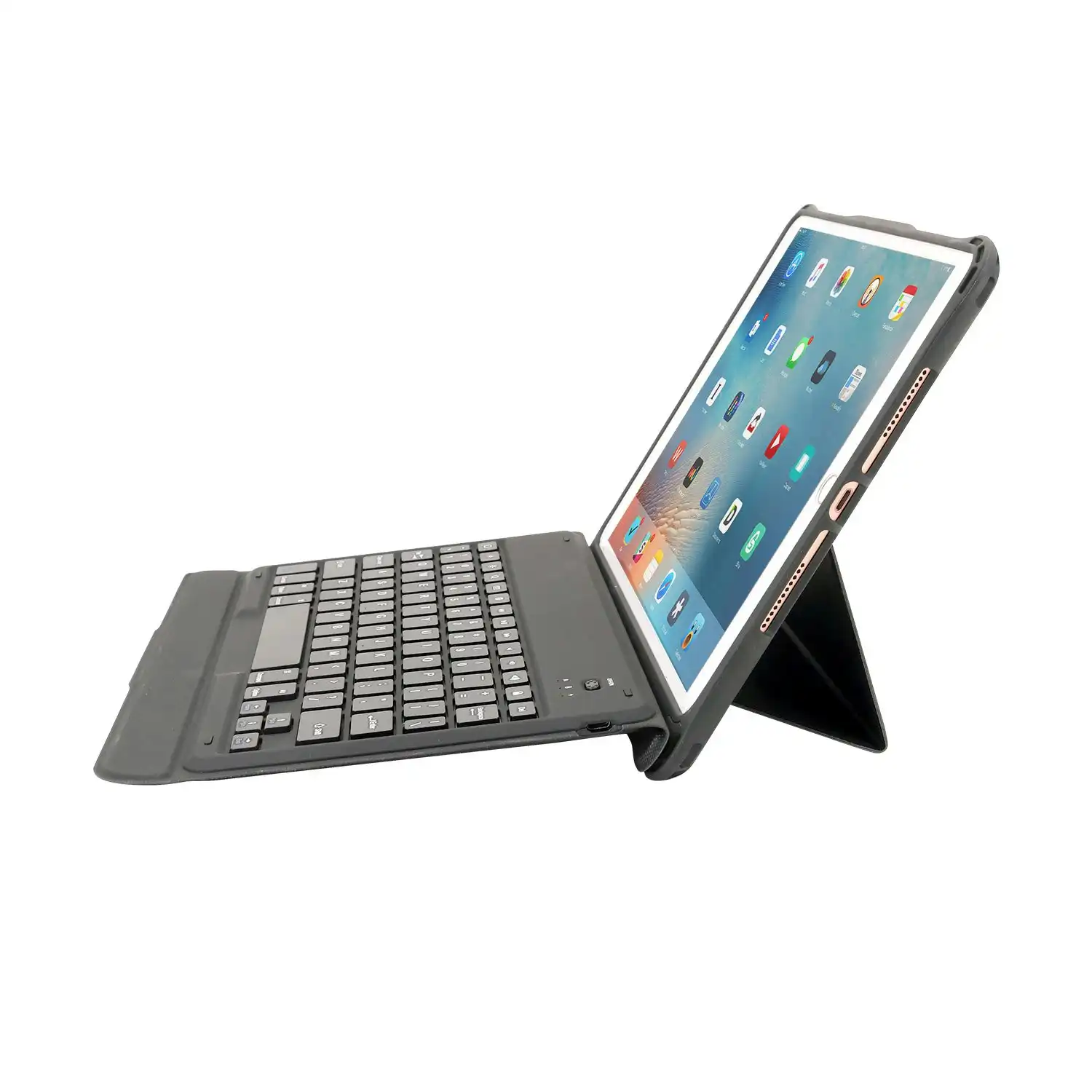 Laser iPad 10.2 inch Wireless Keyboard Case Black