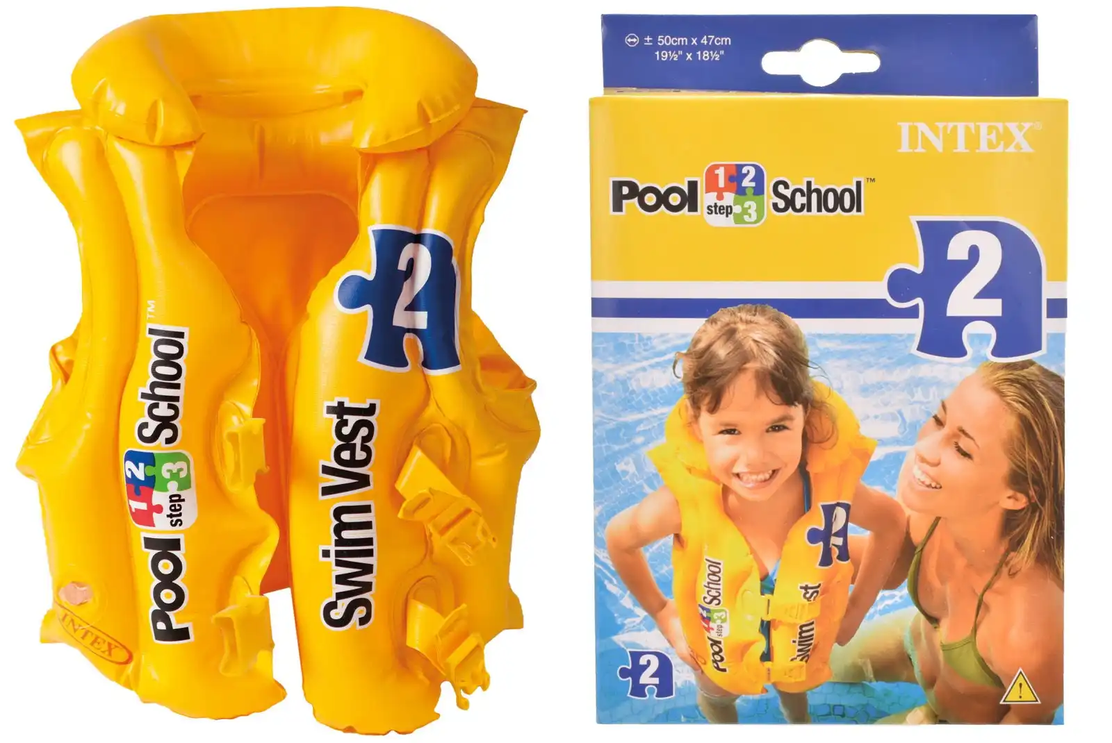Intex Pool School Deluxe Swim Vest (Ages 3-6 Years)