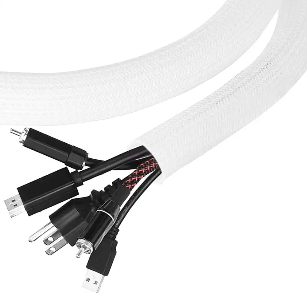 Cable Management Sleeve, White