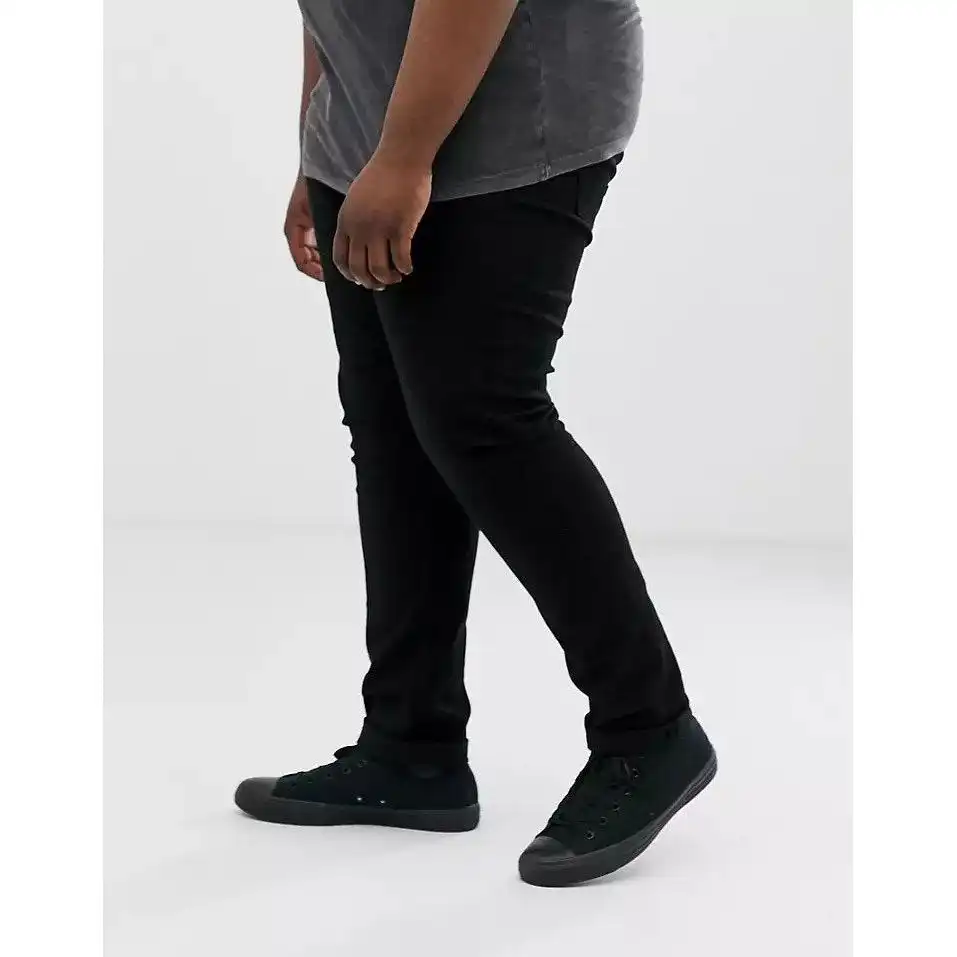 Burton Men's Plus Stretch Tapered Jeans Black