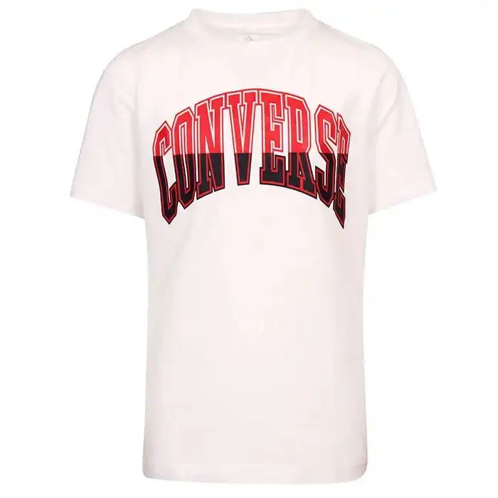 Converse White Collegiate Splice White T-shirt