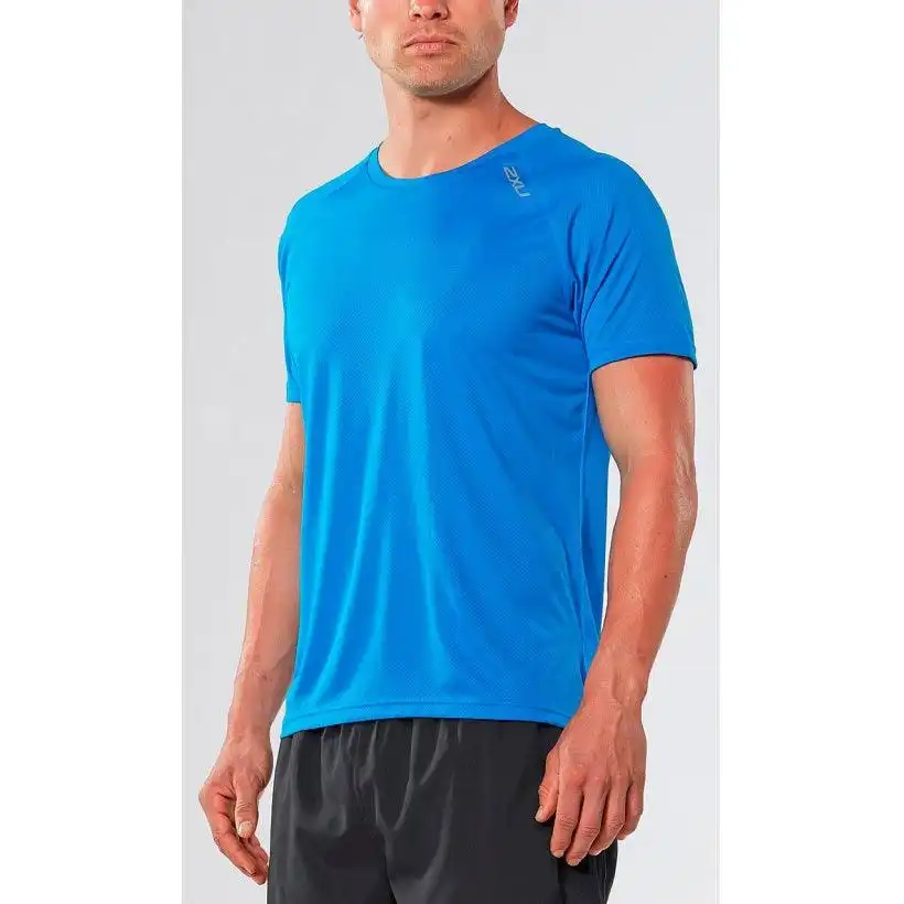 2XU Men's Ghost Short Sleeve T-Shirt - Blue