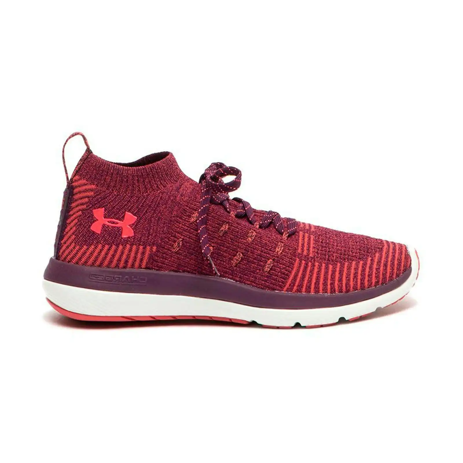 Under Armour Women's Slingflex Rise Athletic Sneaker - Red