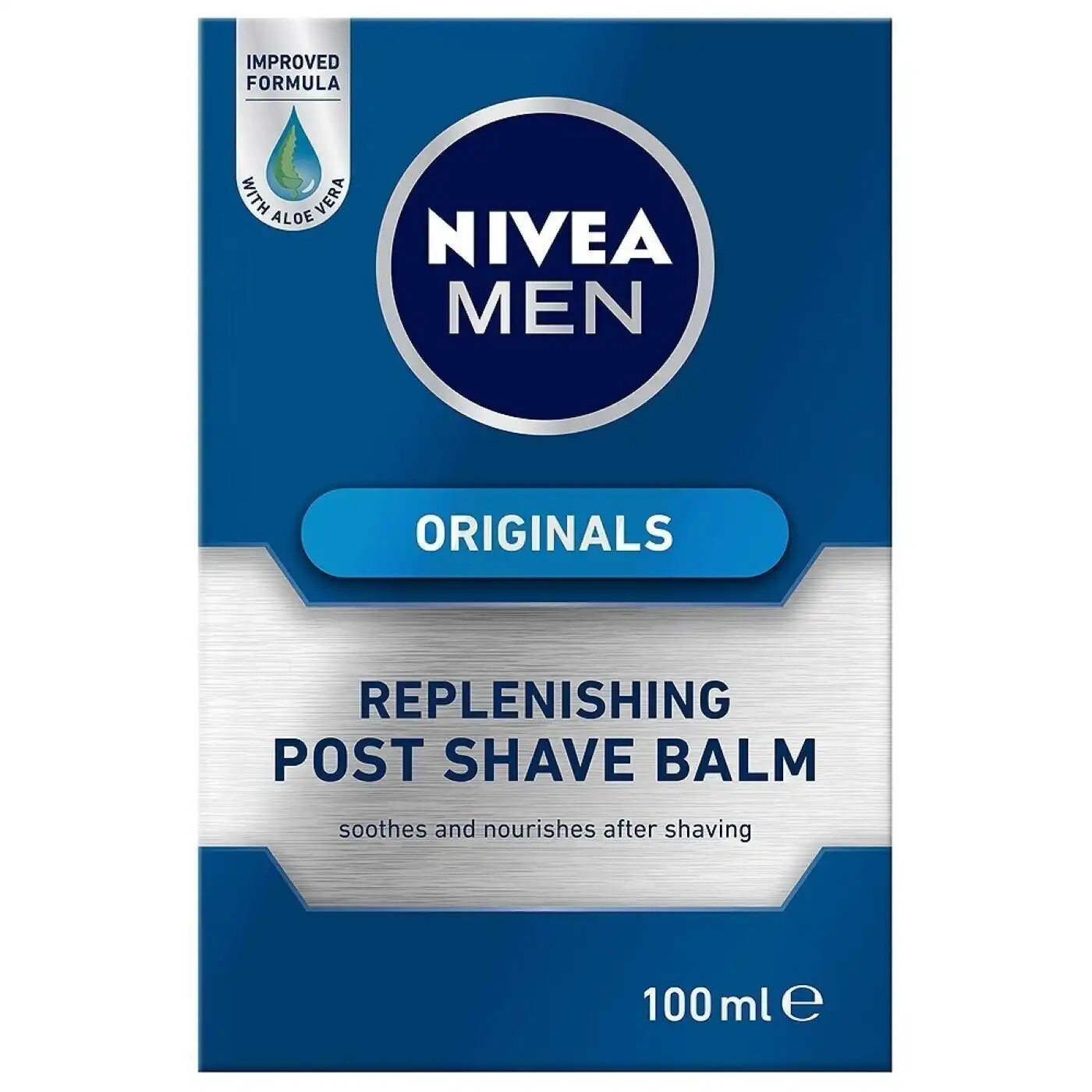Nivea Men Post Shave Balm Replen 100ml Protect&Care Replenishing For After Shavi