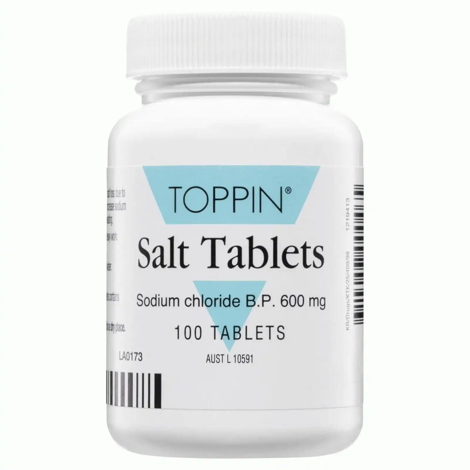 Toppin Salt Tab 600mg 100   Tablets X Tabs