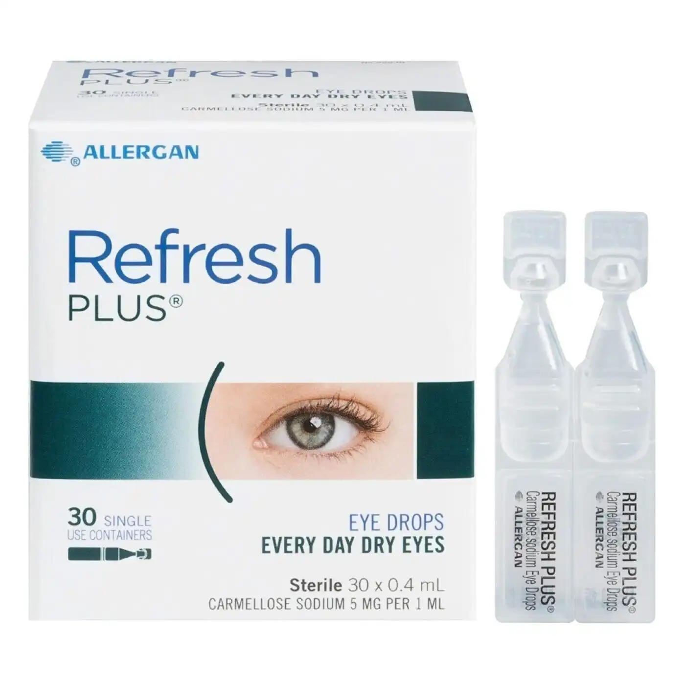 Refresh Plus Eye Drop 0.4mlx30 Drops 30 X 0.4 Ml 0.4ml Lubricant   0. 4ml Vials
