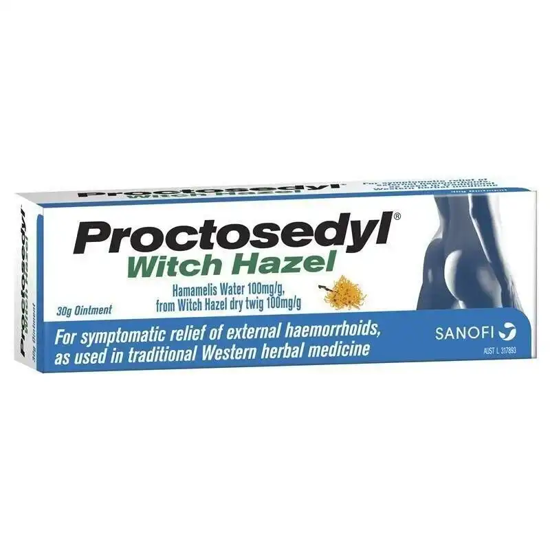 Proctocedyl Witch Hazel 30G For Relief of Haemorrhoids Aussie Stock
