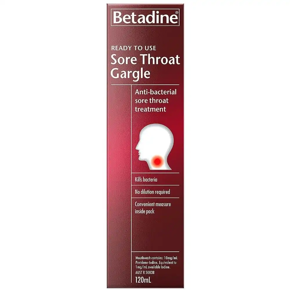 Betadine Sore Throat Gargle  120ml