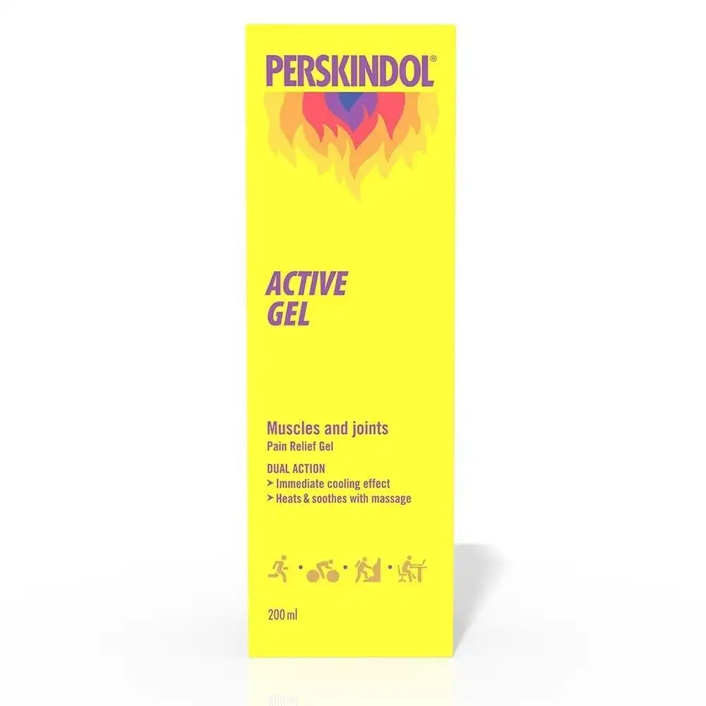 Perskindol Active Gel :: Pain Relief Gel :: Dual Action Muscle Joints  200mls
