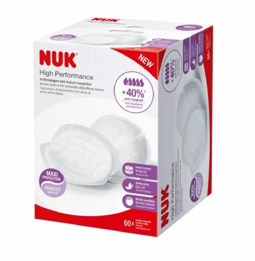 NUK Disposable High Performance Breast Pads 60Pack