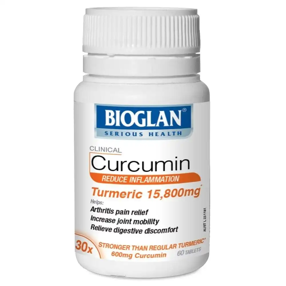 Bioglan Curcumin Turmeric 15,800mg 60 Tablets