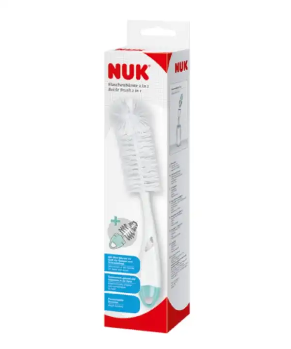 NUK 2 in 1 Bottle & Teat Brush