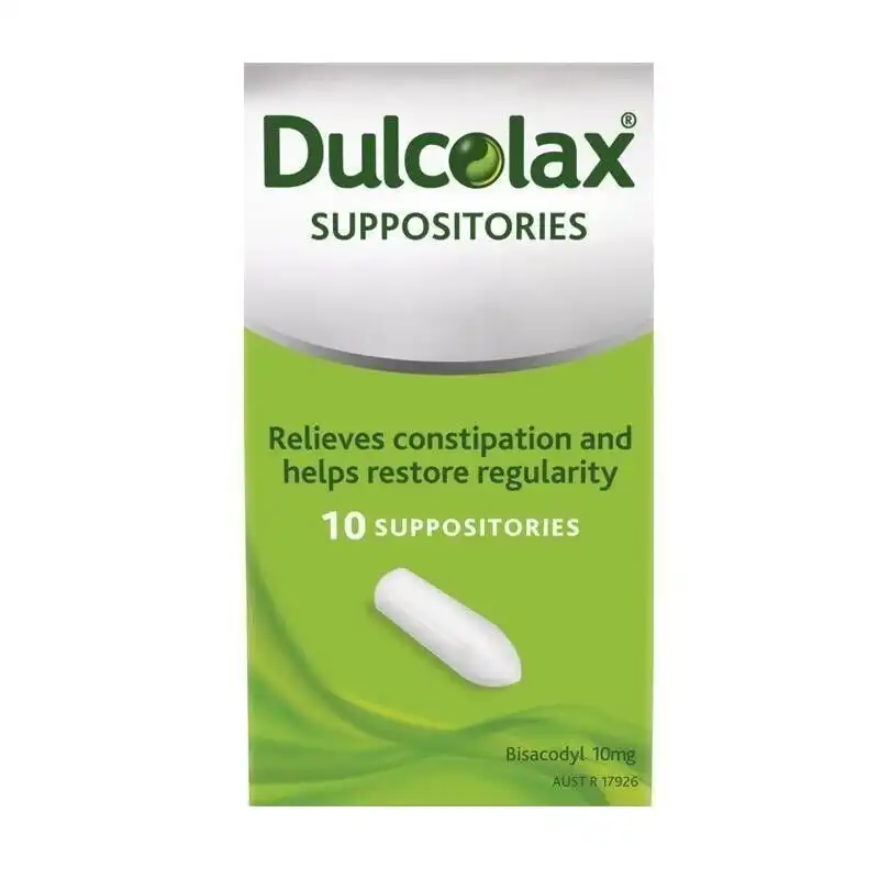 Dulcolax 10Mg Suppositories 10