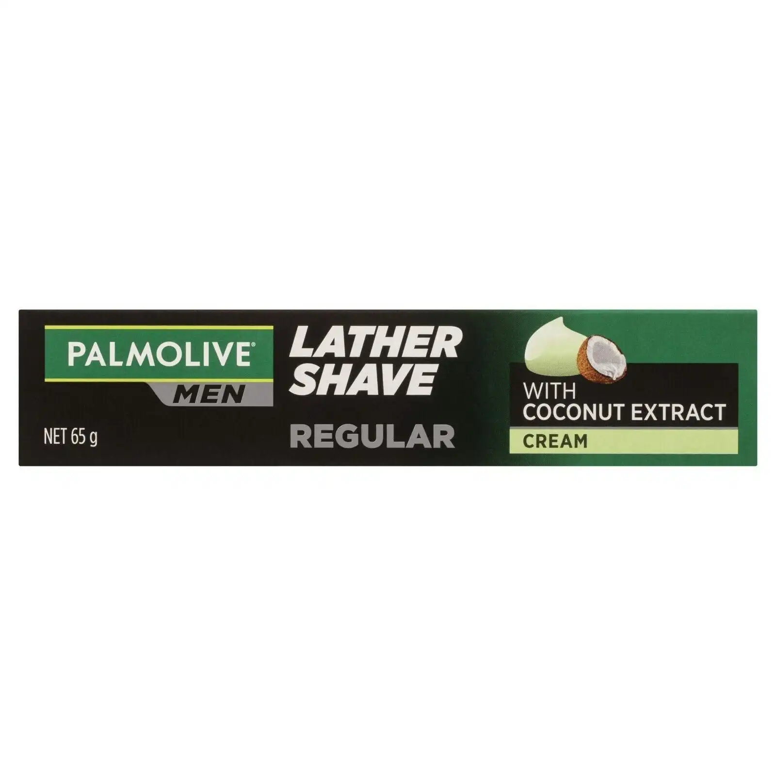 Palmolive Men Lather Shave Regular 65g Shaving Cream Coconut Extract
