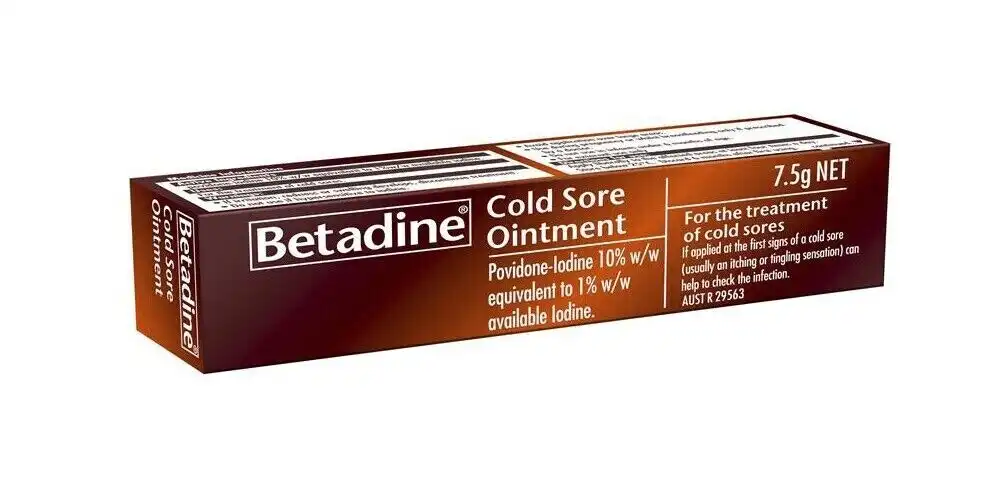 Betadine Cold Sore Ointment  7.5g