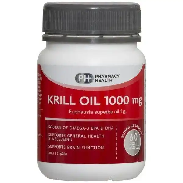Pharmacy Health - Krill Oil 1000mg 60 cap