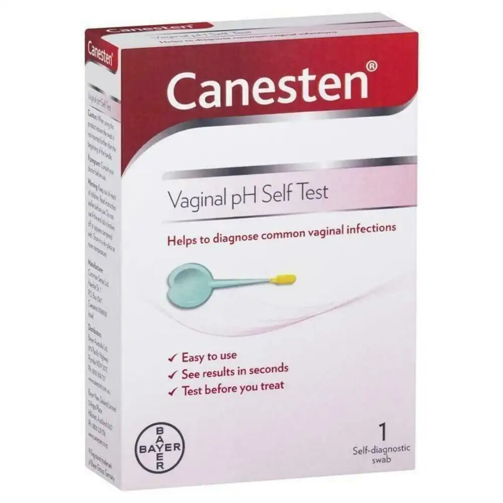 Canesten Vaginal pH Self Test Diagnose Common Vaginal Infections