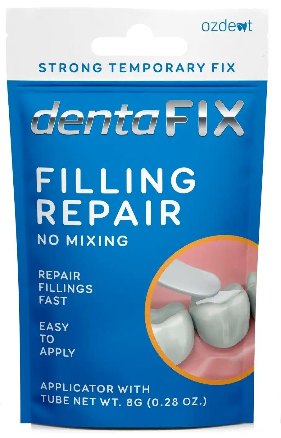 Dentafix Temporary Filling Repair 8g Tube Fast Dental