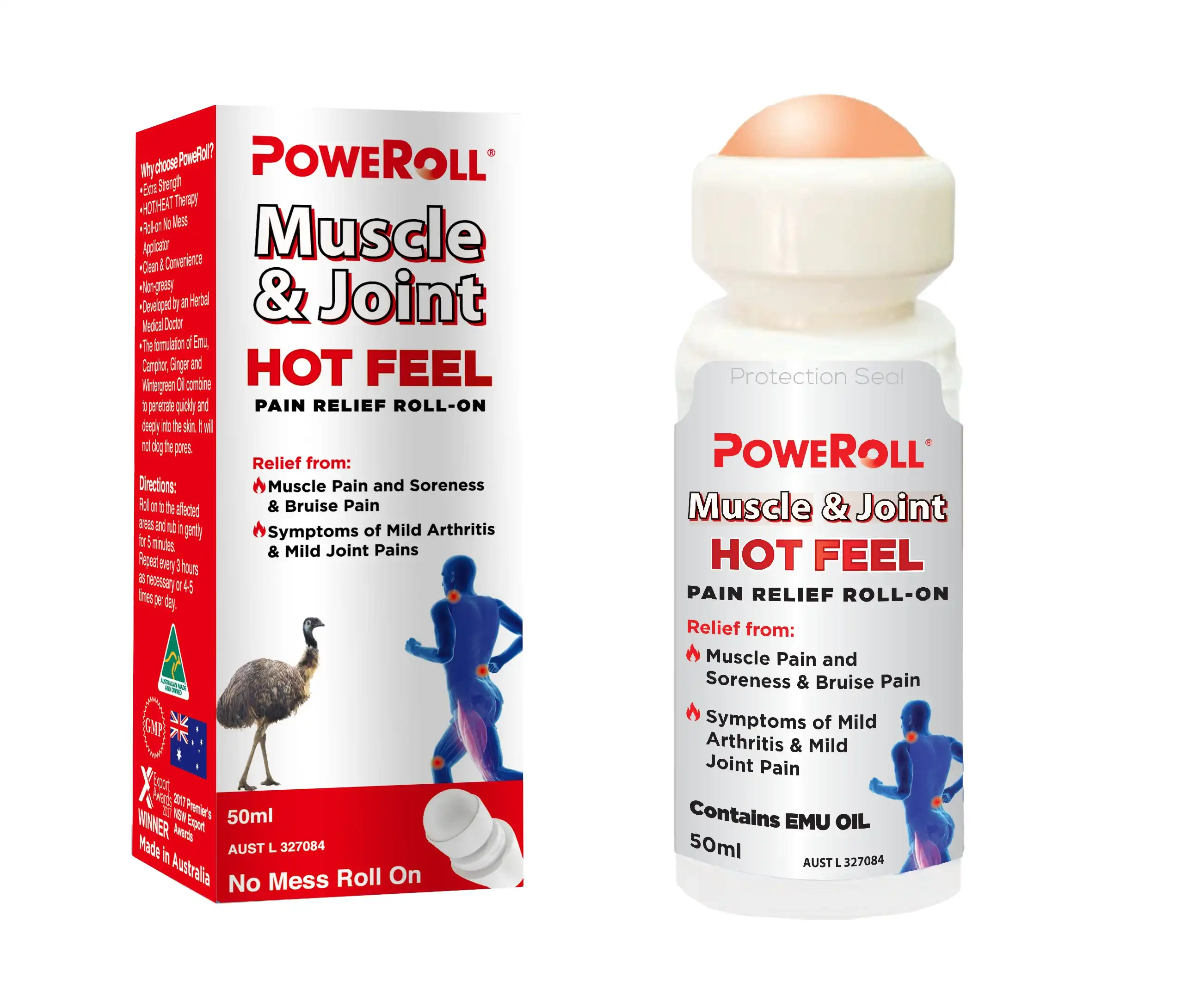 Poweroll Muscle Hot Roll 50ml